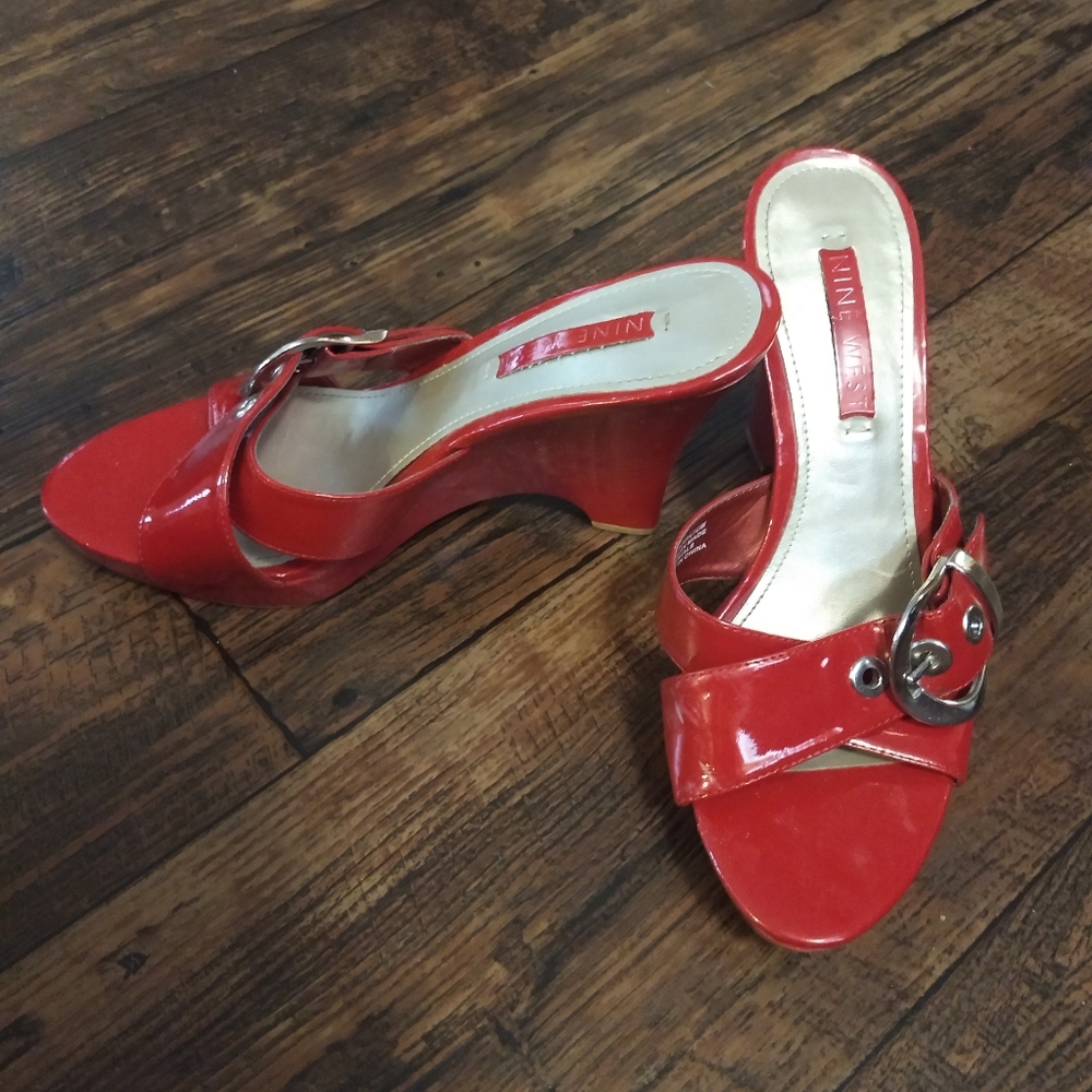 Red high heels